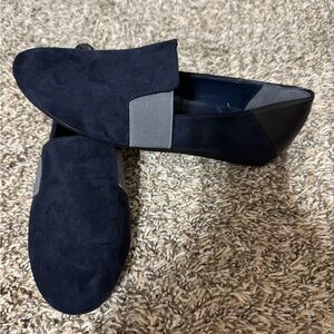 Dana Buchman Navy and Gray Women's Loafers